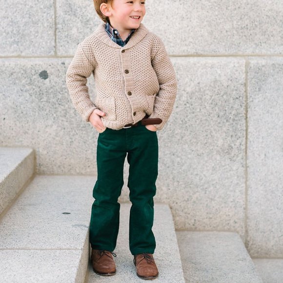 Janie and Jack Other - JANIE AND JACK BOY GREEN CORDUROY PANTS 3